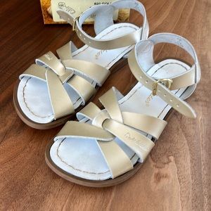Salt Water Gold sandals